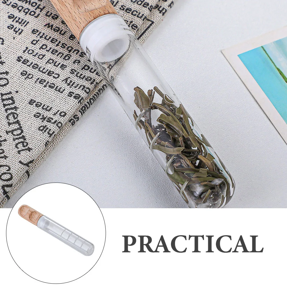 

Glass Infuser Wooden Frame Easy Clean Healthy Safe For Home Kitchen Use Strainer Filter Tool Scale Tea Filter