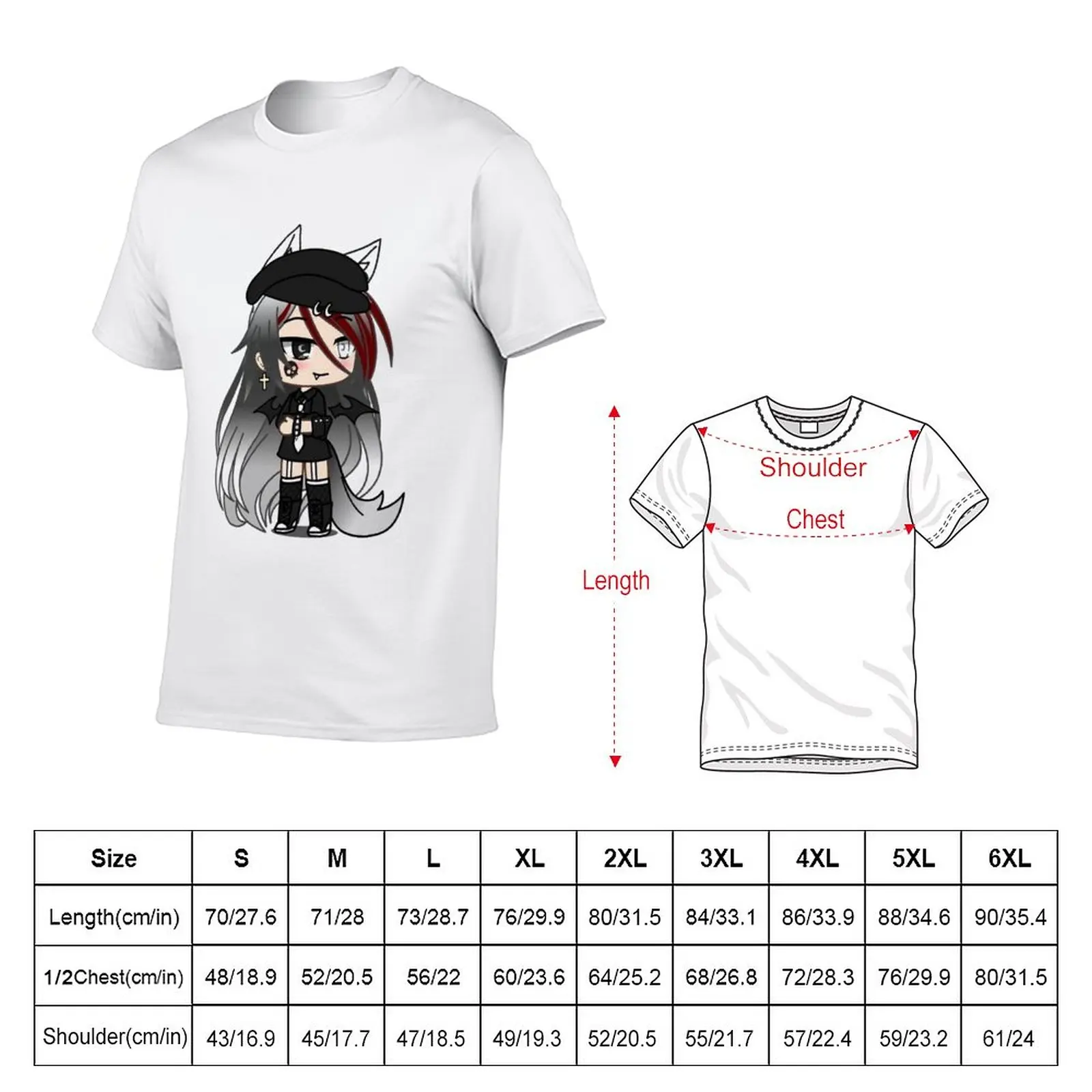 Gacha life socks T-Shirt vintage clothes sweat shirt men clothing