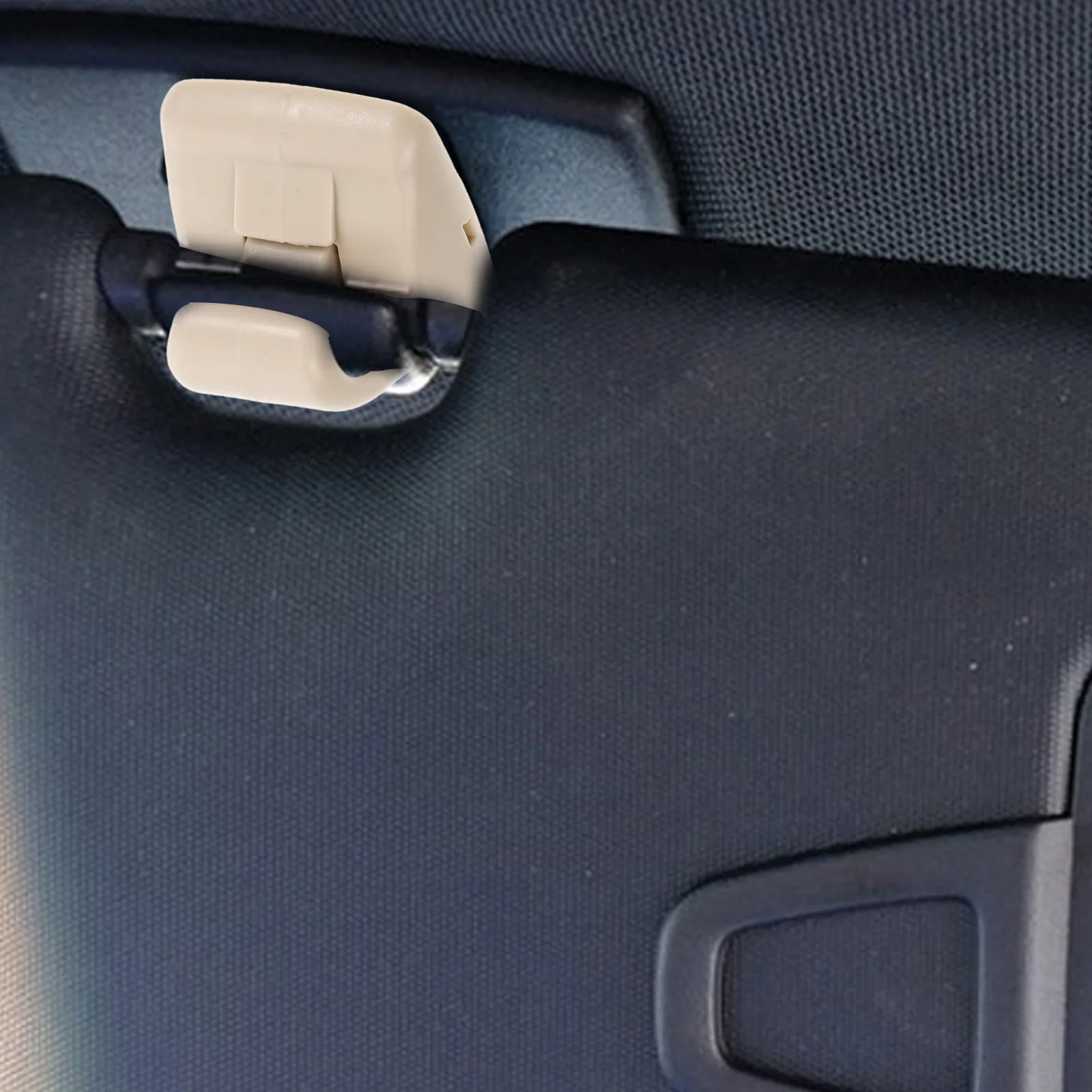 

Universal Beige Car Sun Visor Clip Hook Bracket Support Clip Retainer Replacement Automotive Visor Accessories