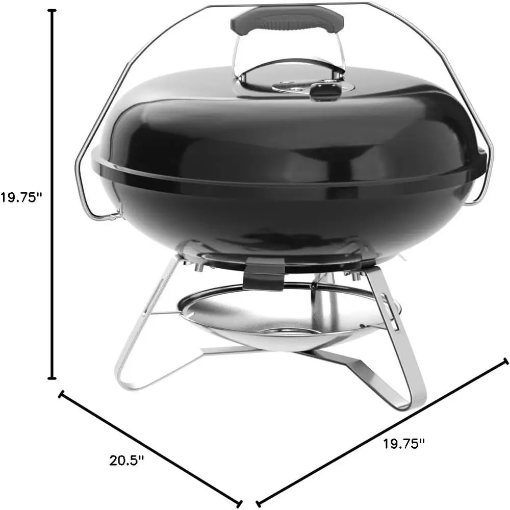 Charcoal Grill 18 Inch Black