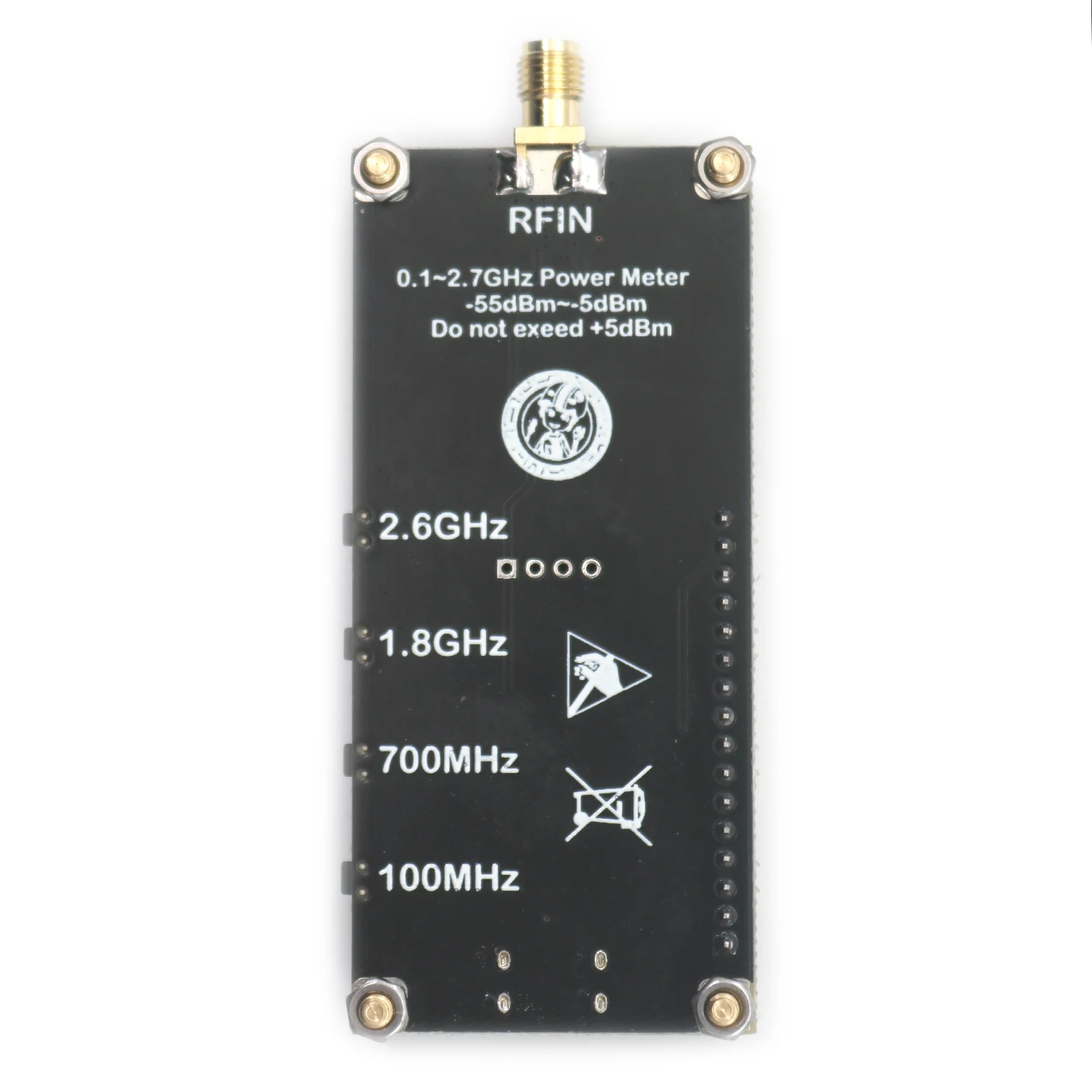 100M-2.7Ghz ARW227 RF Power Meter 24bit ADC High-precision RF Detector Type-C FOR Ham Radio Amplifier 868M 900M 2.4G