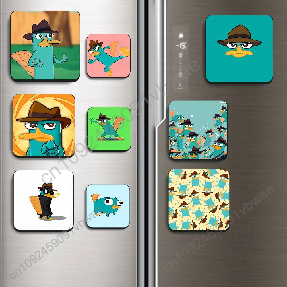 game Secret Agent Perry Platypu  BestSelling Refrigerator Magnetic Sticker Fridge Magnets Adhesive to Metal Surfaces Leaves