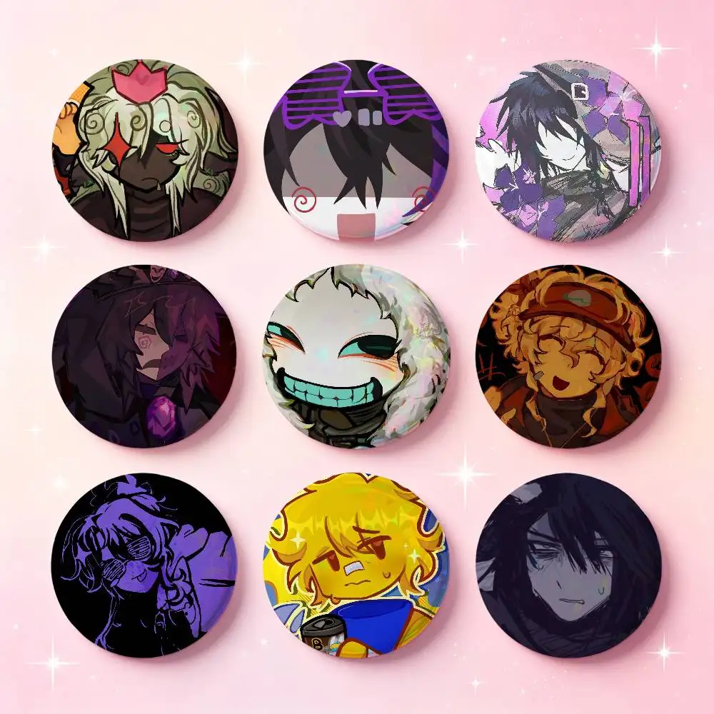 Funny Game ForsakenS Chance Shedletsky Badges Button Round Creative Pin Brooch Badge Bag Decor Accessories Fans Friends Gifts