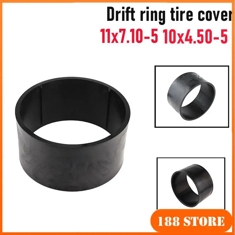 

Go kart modified 5 inch Plastic Wheel Replacement PVC drift ring For 11X7.10-5 10X4.50-5 inch tire wheel Sleeve Street