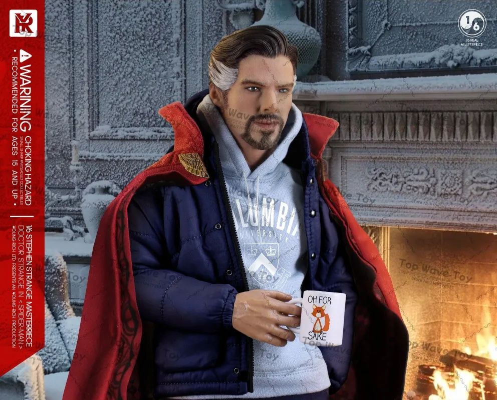 Novo estoque youngrich brinquedos yr026 1/6 doutor estranho pano figura de ação spiderman no way home filme 12 "conjunto completo soldado masculino