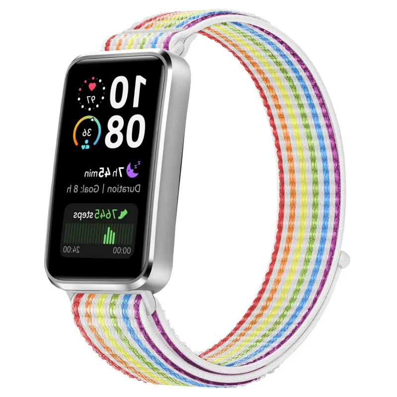 Спортивный нейлоновый ремешок-петля для браслета Huawei Band 10 9 8, дышащий браслет Huawei Band 8 9 10, сменные аксессуары Correa