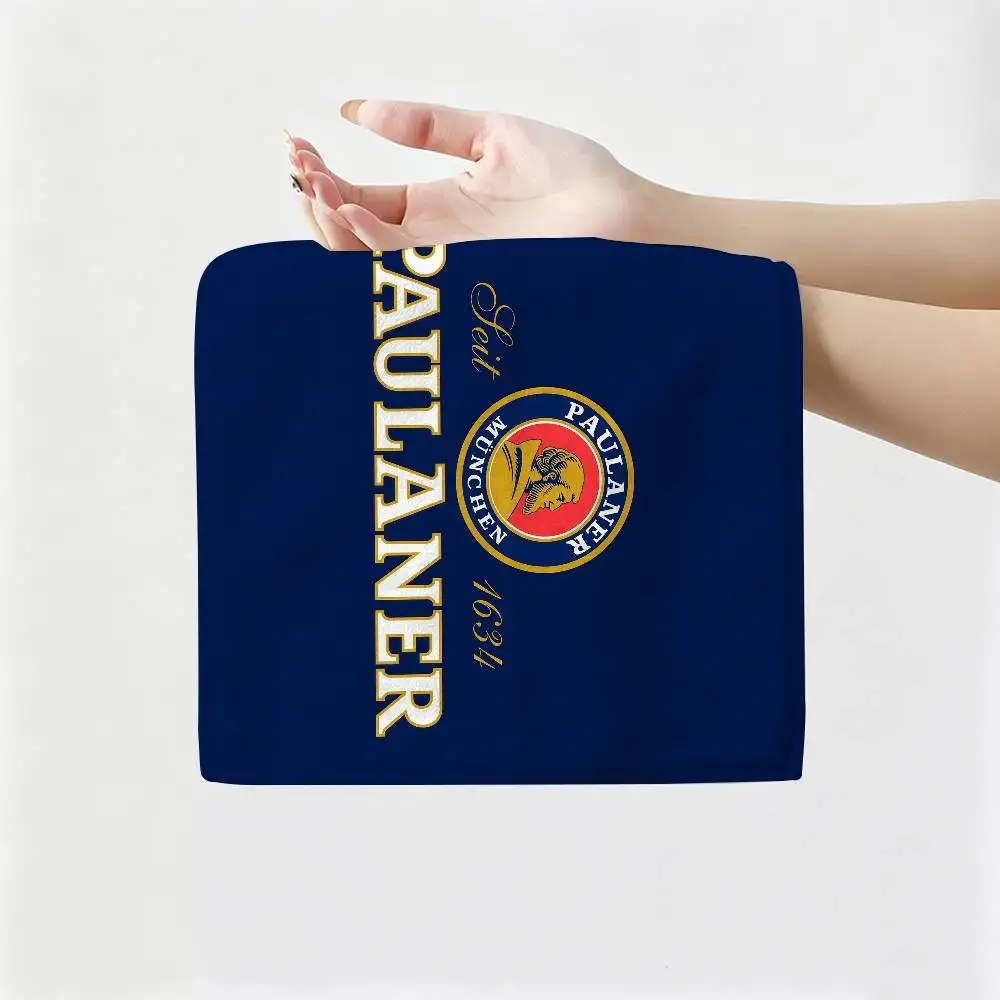 Paulaner Logo Soft Polyester Cotton Towel, Hanging Kitchen Style Hand Wiping Cloth for Restaurant Home 4