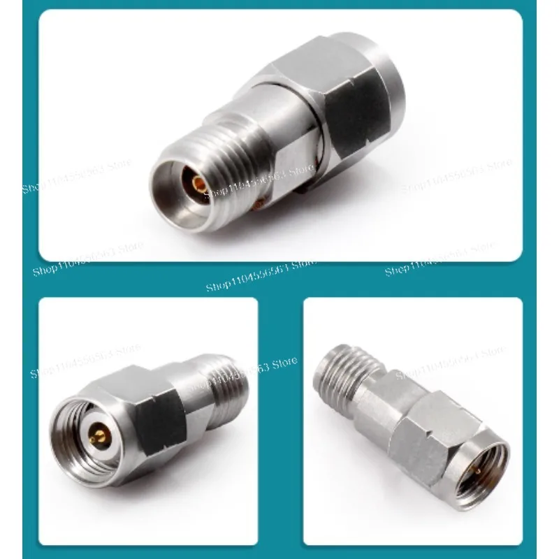 40GHz 2.4mm to 2.92mm RF Adapter - 50Ω Low VSWR 4 Connector Types (JJS/KKS/JKS/KJS)