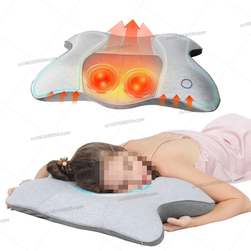 

Portable Multifunctional Shiatsu Cervical Memory Foam Bed Sleeping Pillow Ergonomic Electric Neck Massage Pillow