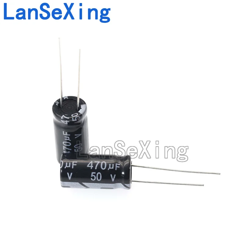 Long Life Electrolytic Capacitor 50V470UF Volume 10X20mm 470uf 50V Direct Insert Capacitor