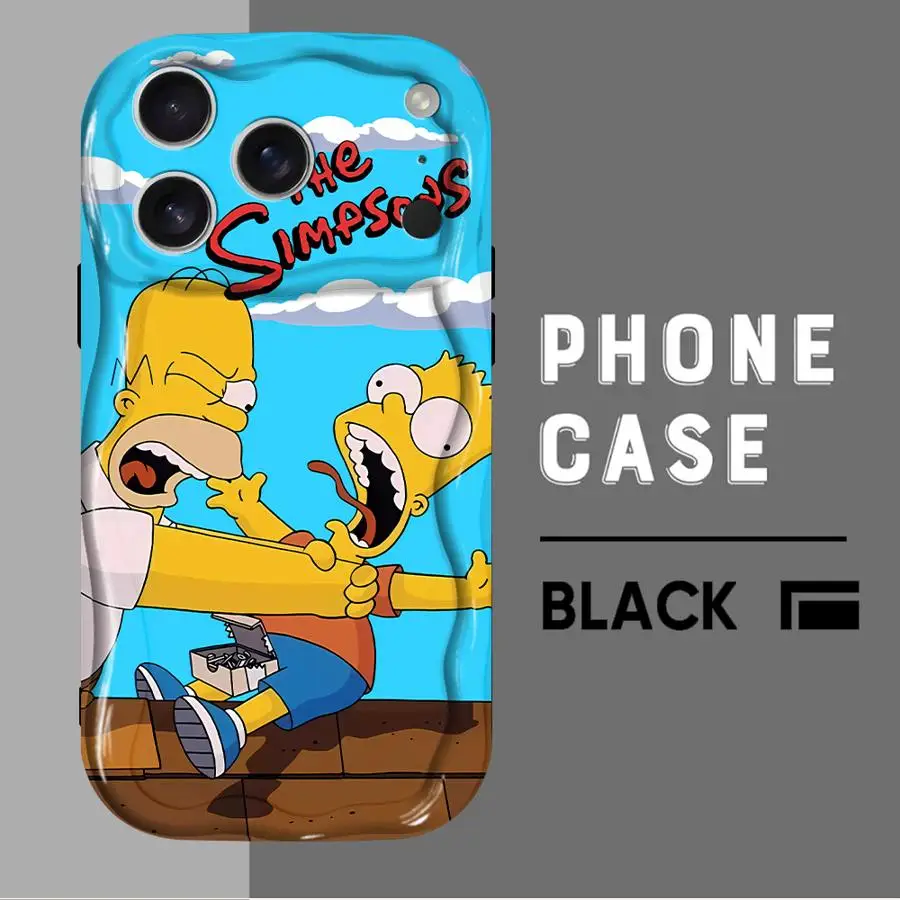 Hülle für iPhone 17 Pro Max 7 8 XS 16 14 Plus Air 15 16e 12 Mini 13 11 Weiche Handyhülle Die Simpsons Cool