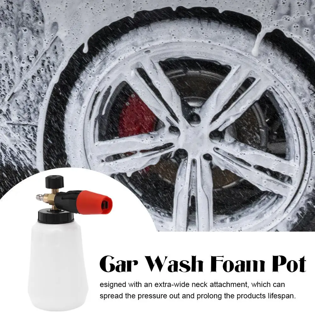 Car Foam Spray Gun Snow Foam Spray Gun Car Cleaning Sprayer Angle With Car Tool Connect 1/4 Quick Adjustable Wash S9X1