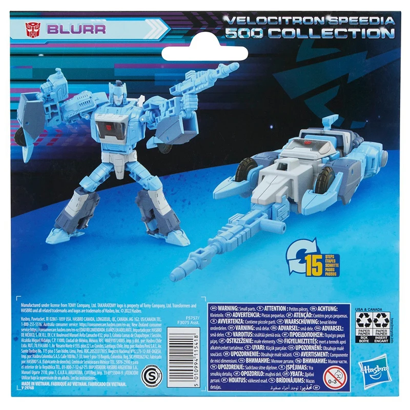 In Voorraad Hasbro Originele 14Cm Actiefiguur Anime Transformatoren Erfenis Deluxe Blurr Hobby Robot Model Speelgoed Geschenken