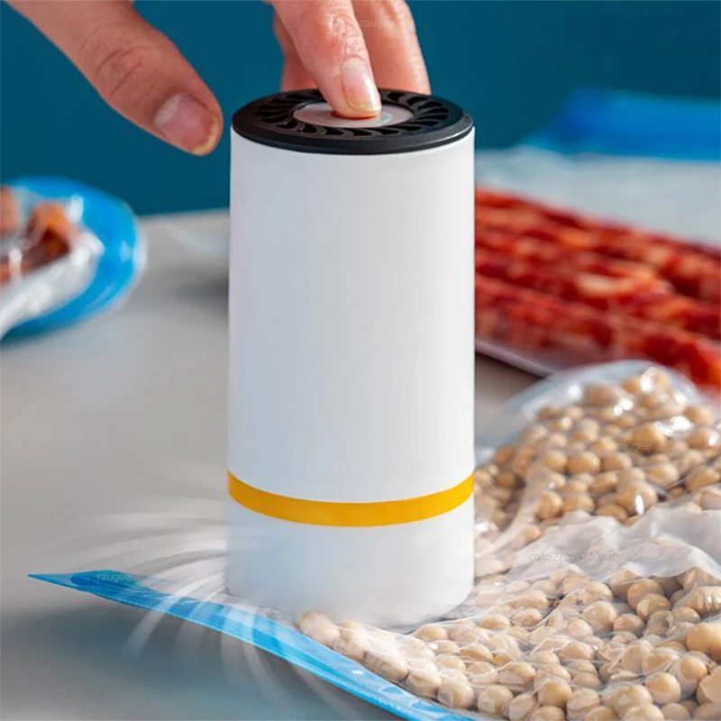 

Electric Vacuum Sealer Pump Handheld Vacuum Sealer Pump Rechargeable Portable Mini Sealer Pump Sealing Machine for Vacuum Bags