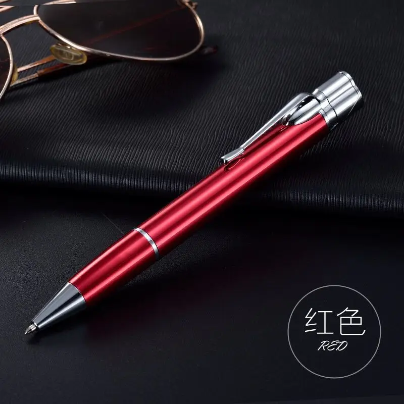 New Butane Gas Ballpoint Pen Personality Creative Metal Windproof Lighter Unusual Gadget Special Gift