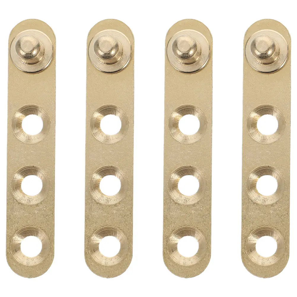 8Pcs Door Hinge Copper Pivot Heavy Duty Hidden Pivot Hinge Smooth Self Closing Door Hardware for Cabinet Window Furniture