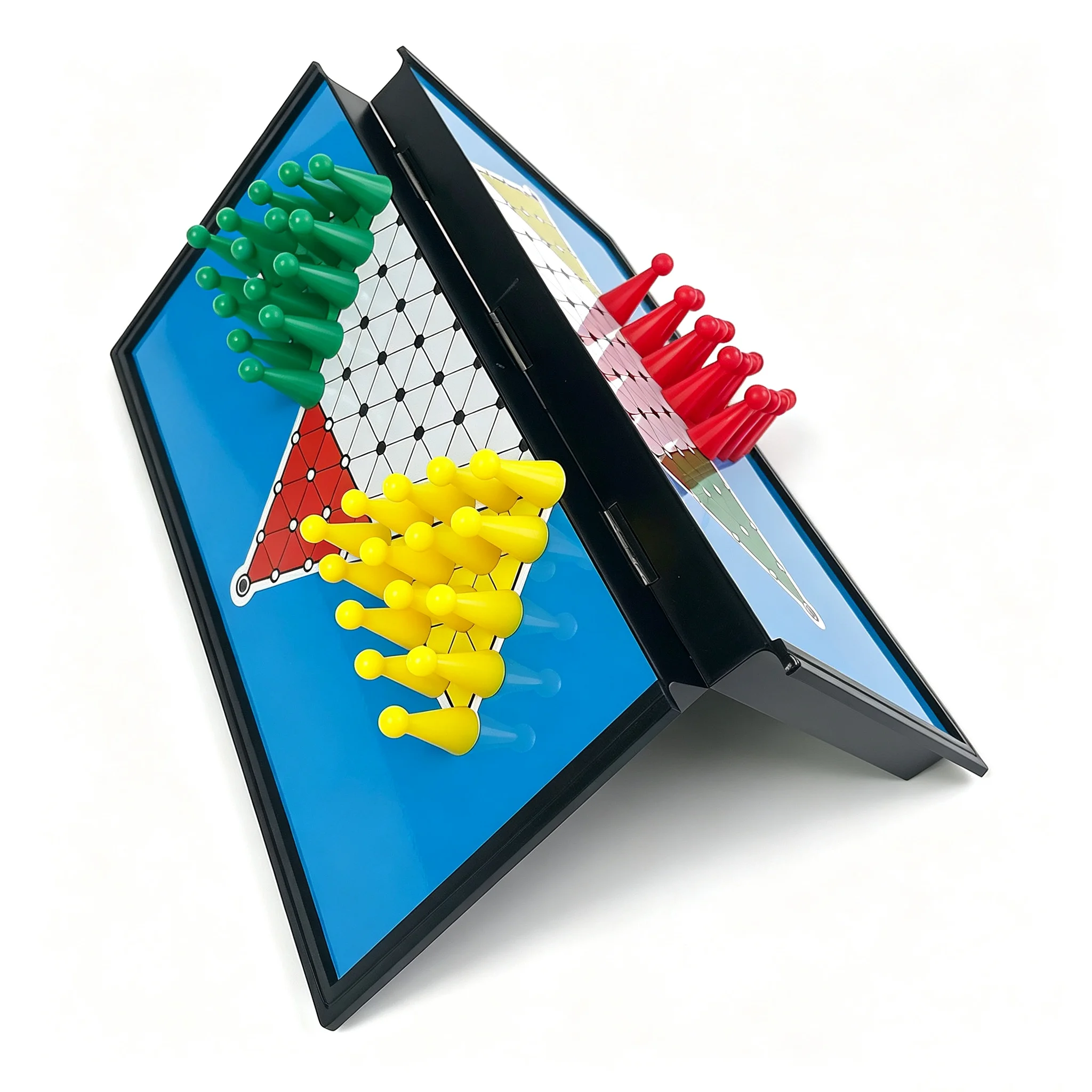 25cm Magnetic Folding Chinese Checkers Board Game for Kids Educational Early Learning Strategy Toy