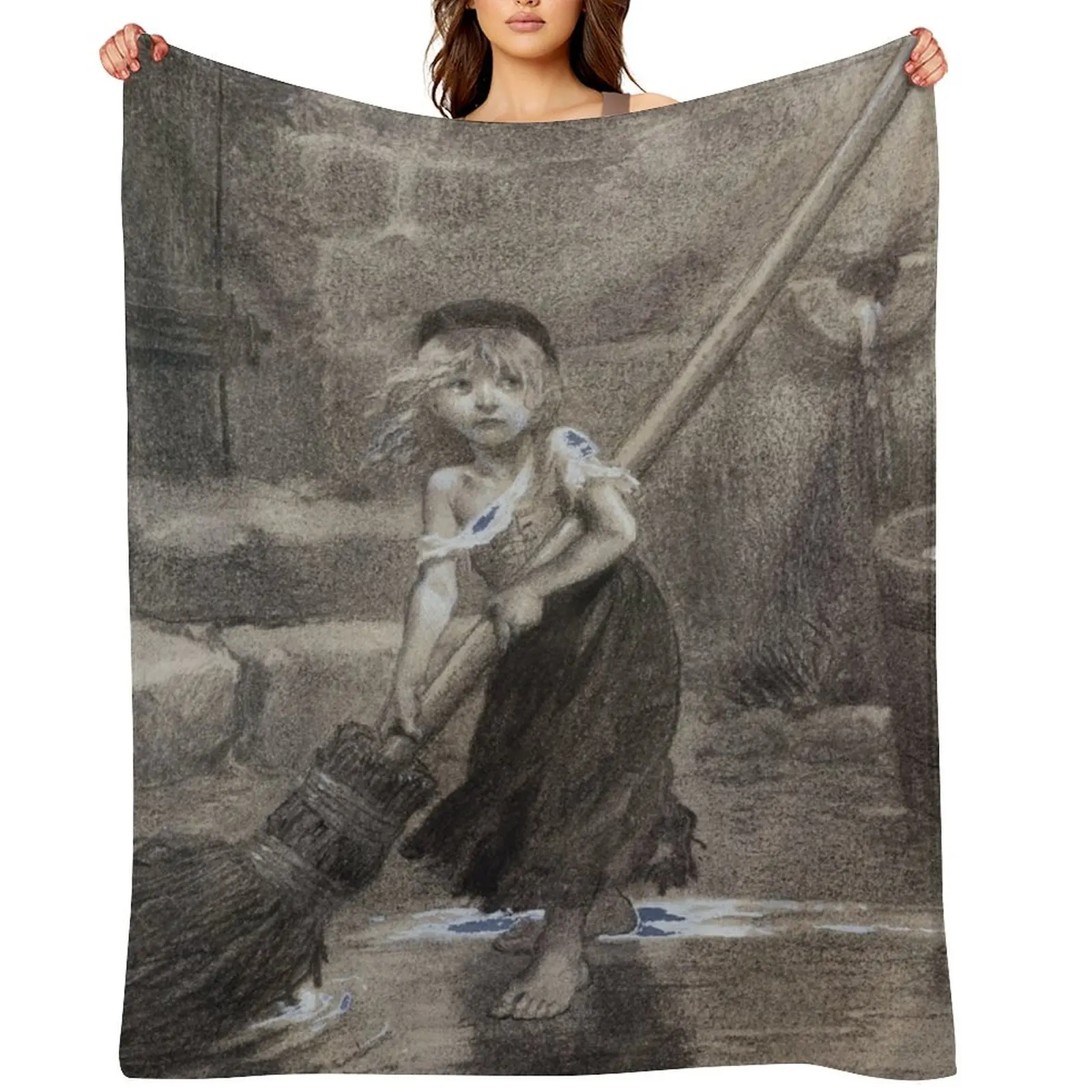 Les Miserables Throw Blanket Custom Furrys Vintage Hair Blankets
