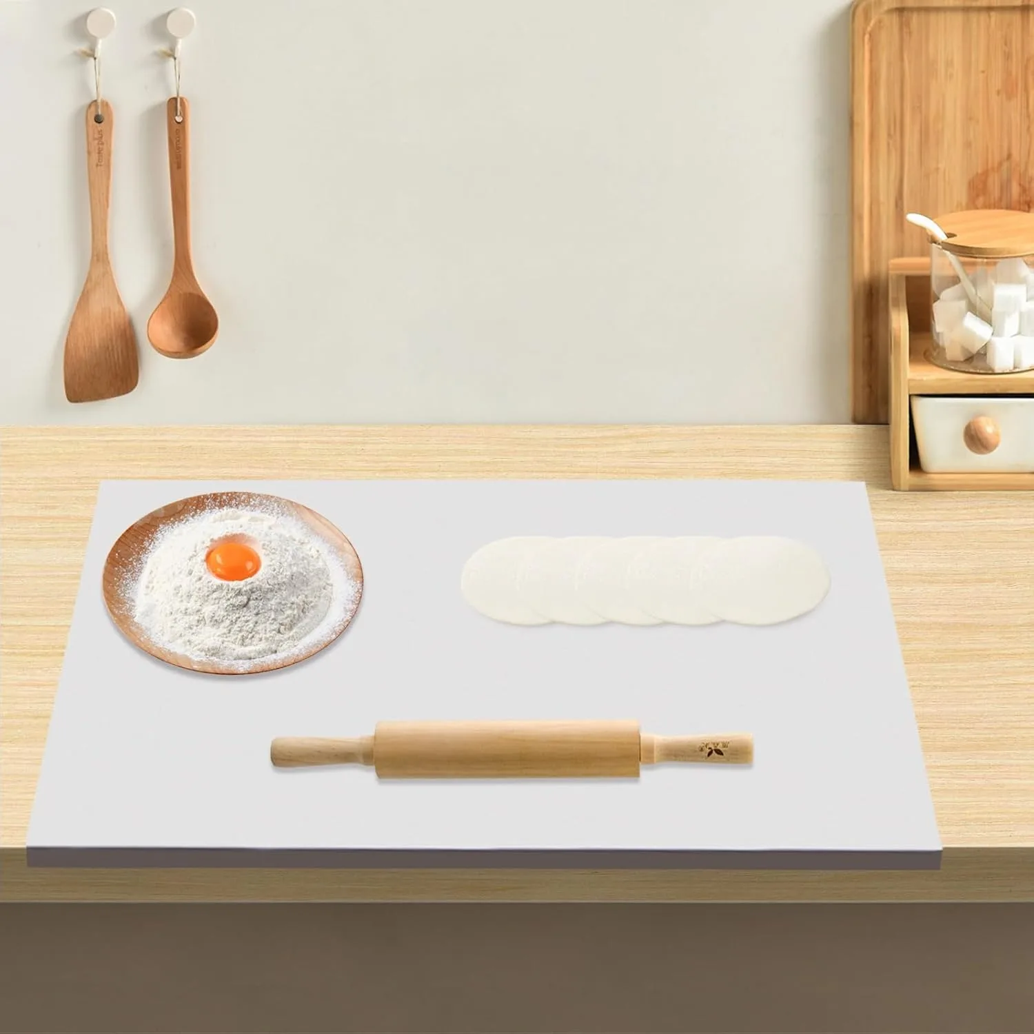 

23.62*15.7in Stainless Steel Cutting Board - Heavy Duty Chopping Board, Non-stick Pastry Board for Meat, Vegetables, Bread