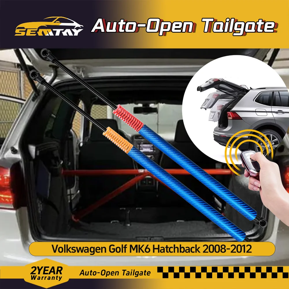

SEMTAY автоматические подъемные стойки багажника с пружиной для Volkswagen Golf MK6 Hatchback 2008-2012 задние опоры багажника