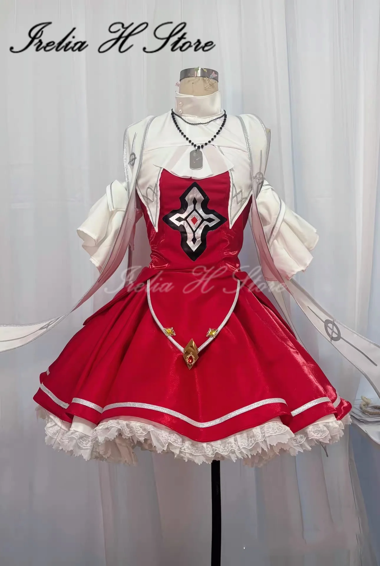 

Irelia H Store Rin fropm Link Click Rin Cosplay Costume for women Halloween party cosplaya anime custom size made