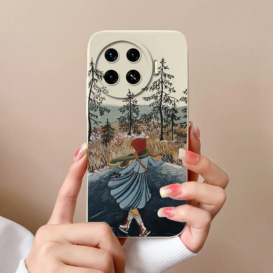Cover For Tecno Spark 20 Pro+ 4G Case Phone Bags Pretty Flower Liquid Soft Silicone Shell For Tecno Spark20 Pro Plus Funda Coque