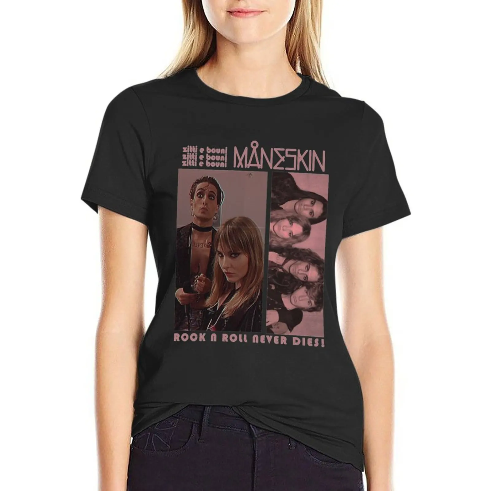 

Maneskin T-Shirt tops tees funny t shirts for Women