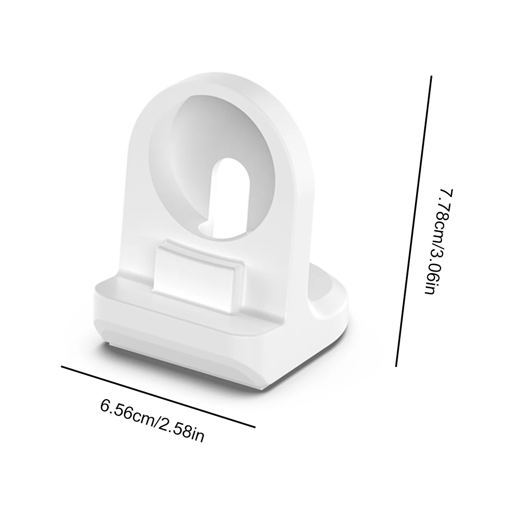 Soporte de cargador de silicona, base de carga antideslizante, soporte de cargador, soporte de base para Honor Watch 5/4/GS3/GS4