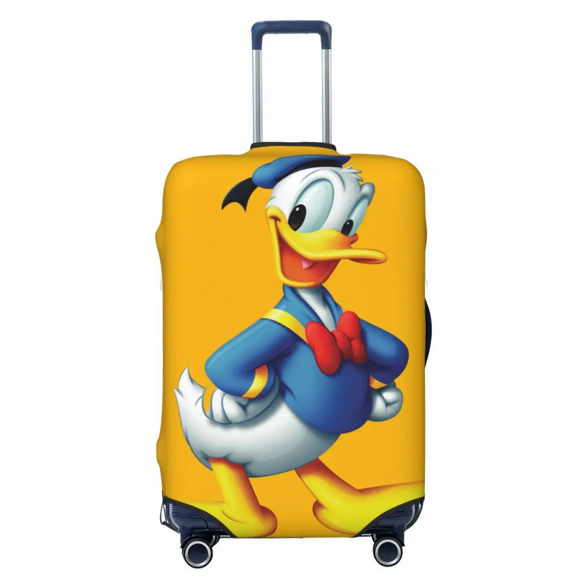 

Cartoon Donald Duck Travel Luggage Cover Washable Suitcase Cover Protector Fit 18-32 Inch