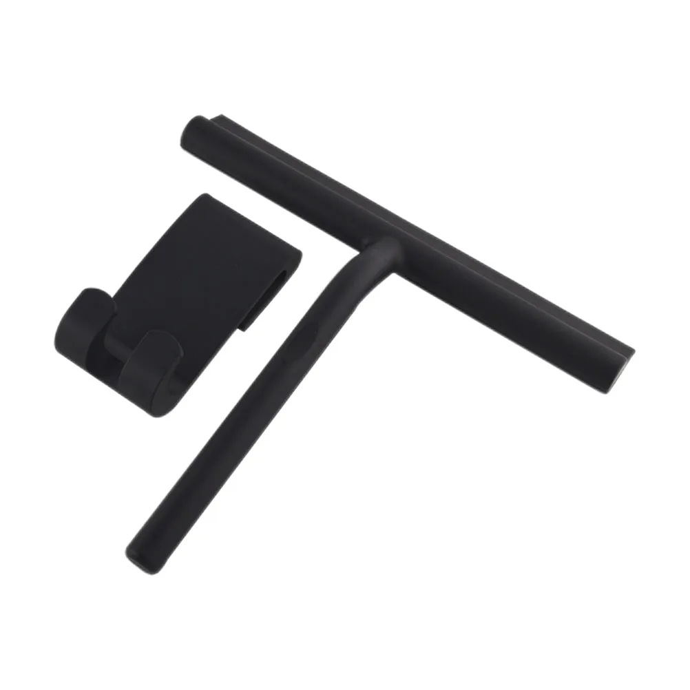 

1 set Silicone Shower Squeegee Durable Glass Wiper Black Cleaner Bathroom Kitchen Home Supplies Tile Car Window Mirror Scraper