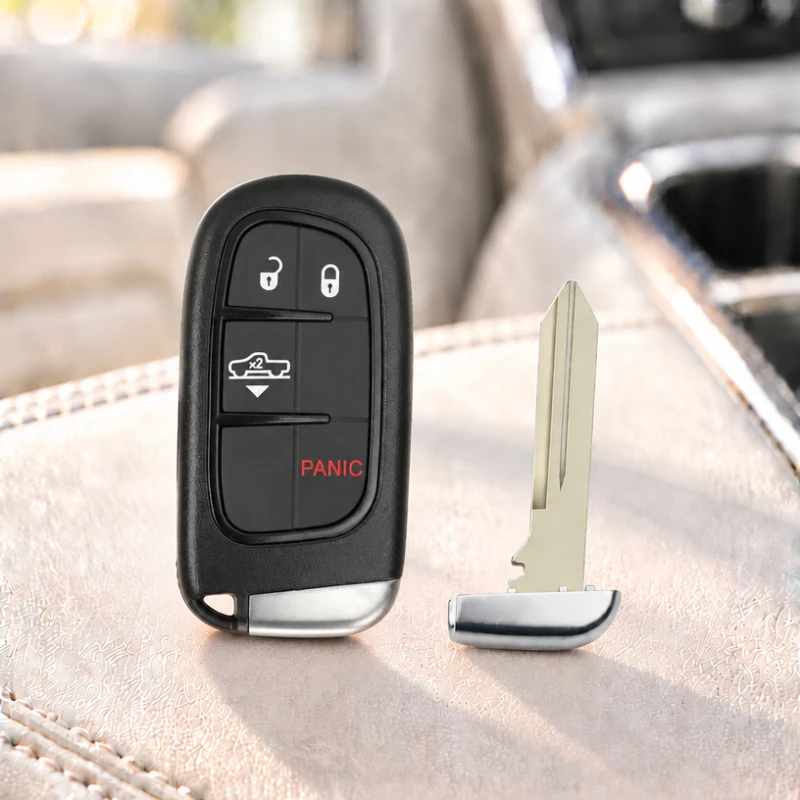 3+1 Buttons Keyless Remote Car Key 434Mhz PCF7953M 4A Chip/46 Chip FCC ID: GQ4-54T CY24 For Chrysler Voyager Jeep Grand Cheroke