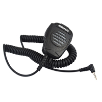 Hiroyasu Hand Microphone Speaker Mic 3.5mm Y plug Connector for HIROYASU HI-R23 HI-B6 Zello Walkie Talkie Vertex Standard VX-531