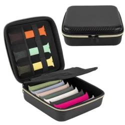 Watch Bands Storage Carrying Case,Stores 38 Watch Bands Fit The Most Sizes of Watch Straps,Organizer for Watch Bands Accessories