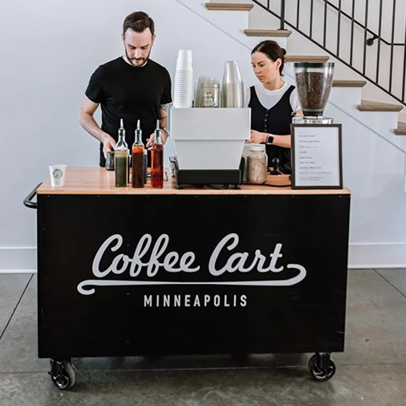 Custom Candy Cart Commercial Mobile Coffee Cart Candy Cart for Weddings Parties and Birthdays Wedding Decorations