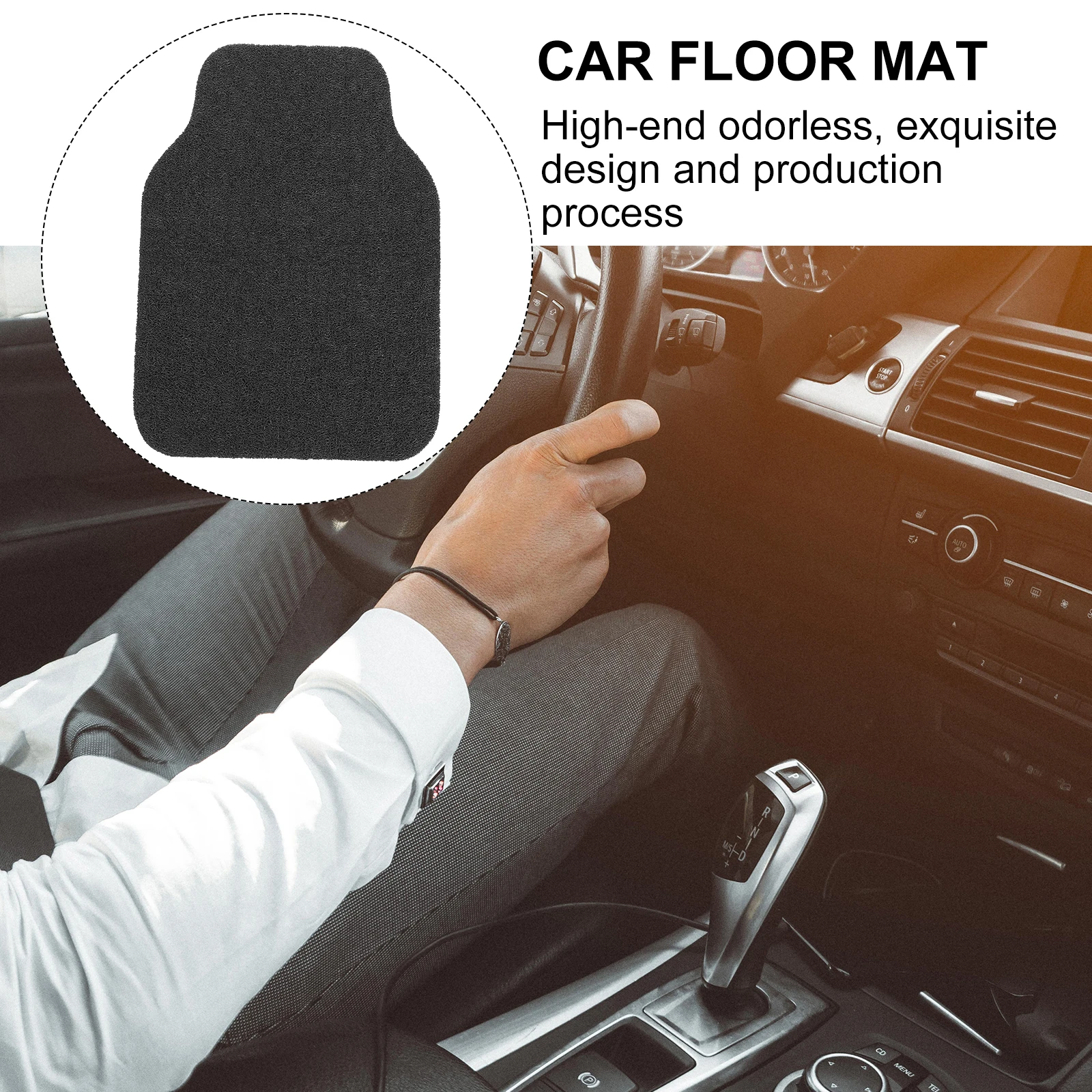 

PVC Anti Floor Mat Universal Car Foot Pad Dirt proof Vehicle Mat Wearable Auto Floor Carpet Car Mats