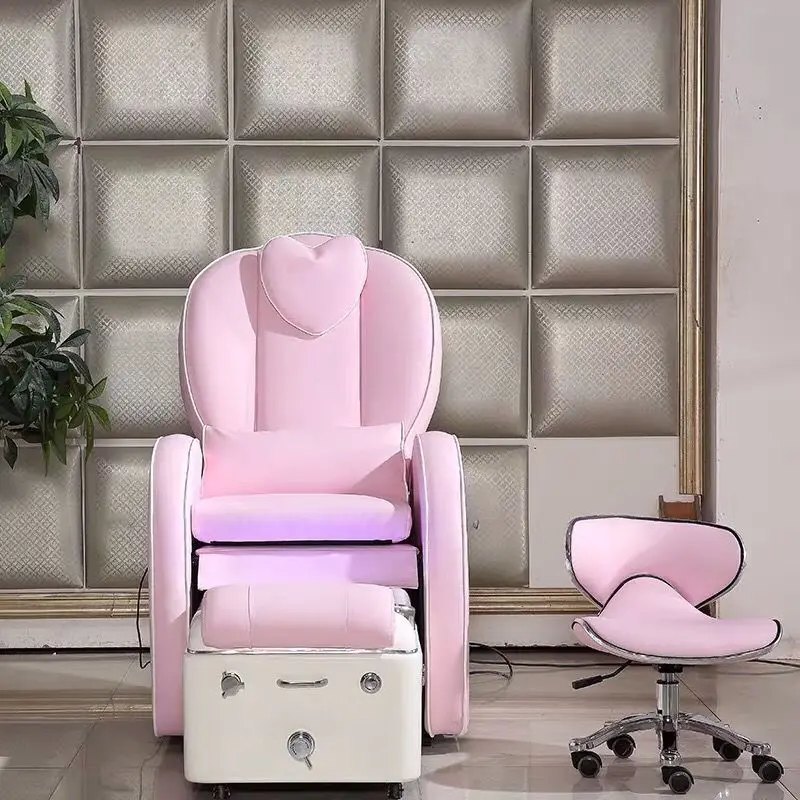 Single foot bath sofa Nail art sofa Electric flat reclining foot bath sofa chair 4