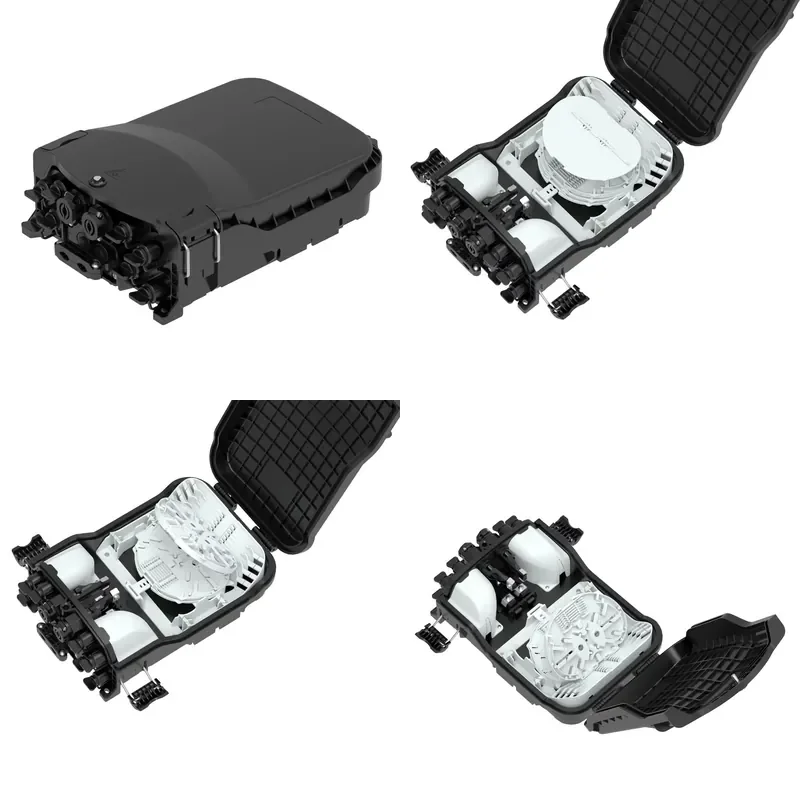 for LC SC FTTH Network 8 Core Outdoor Optical End Point Fiber Optic Equipment Pre Connected Splitter