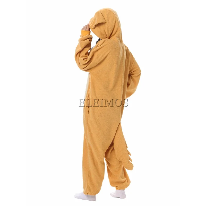 ELEIMOS هالوين نيسيي الكلب للنساء الرجال الكبار الحيوان Kigurumis منامة الكرتون بيجامة ملابس منزلية تأثيري حلي