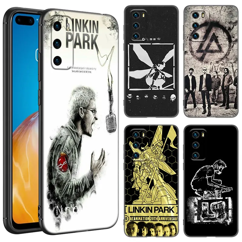 L-Linkin P-Park Black Phone Case For Huawei Nova 7i 8i Y70 P20 P30 P40 Honor 50 SE 90 Lite Y6 Y9 Prime Y5 Y7 Pro 2019