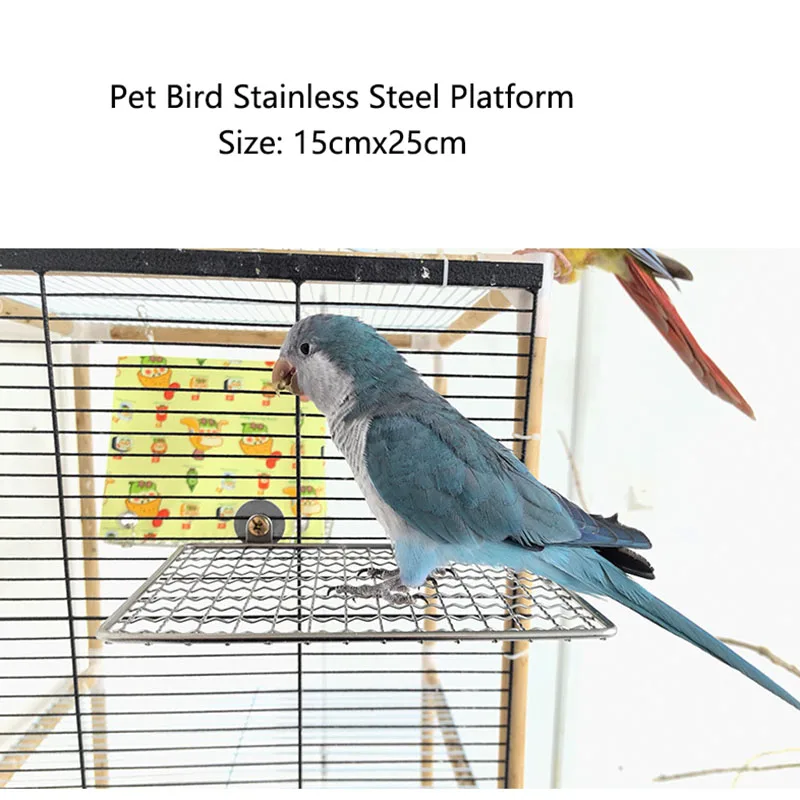 Rvs Huisdier Papegaai Ruwe Houten Vork Boomtak Stand Rack Eekhoorn Vogel Hamster Tak Zitstokken Kauwbeet Speelgoed Stok