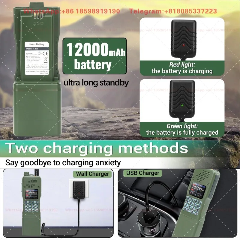 Baofeng AR-152 PRO GPS Ham Radio High Powerful CS  Game Walkie Talkie Long Range Upgraded AR-152 Portable Two Way Radio view 6