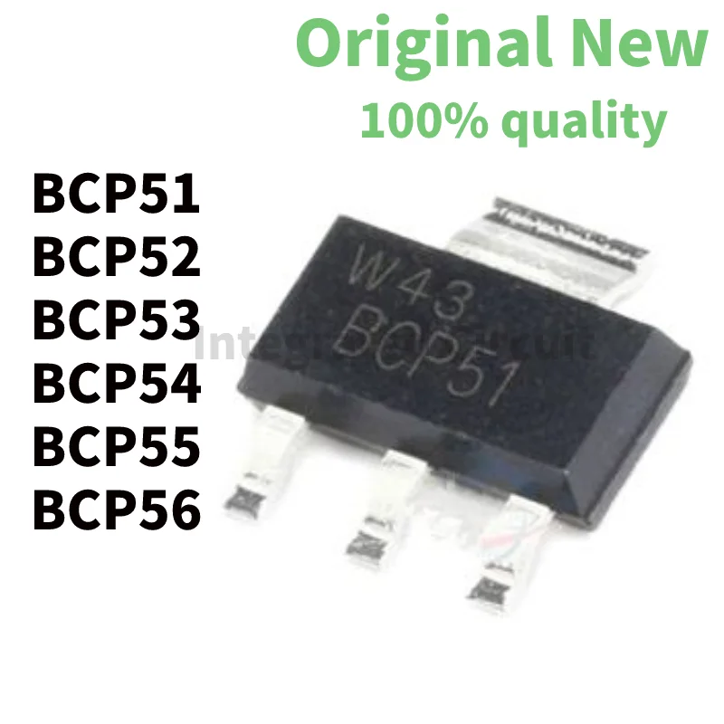 （20piece）100% New BCP51 SOT223 BCP52 BCP53 BCP54 BCP55 BCP56 Surface Mount Technology (SMT) package in SOT223 format