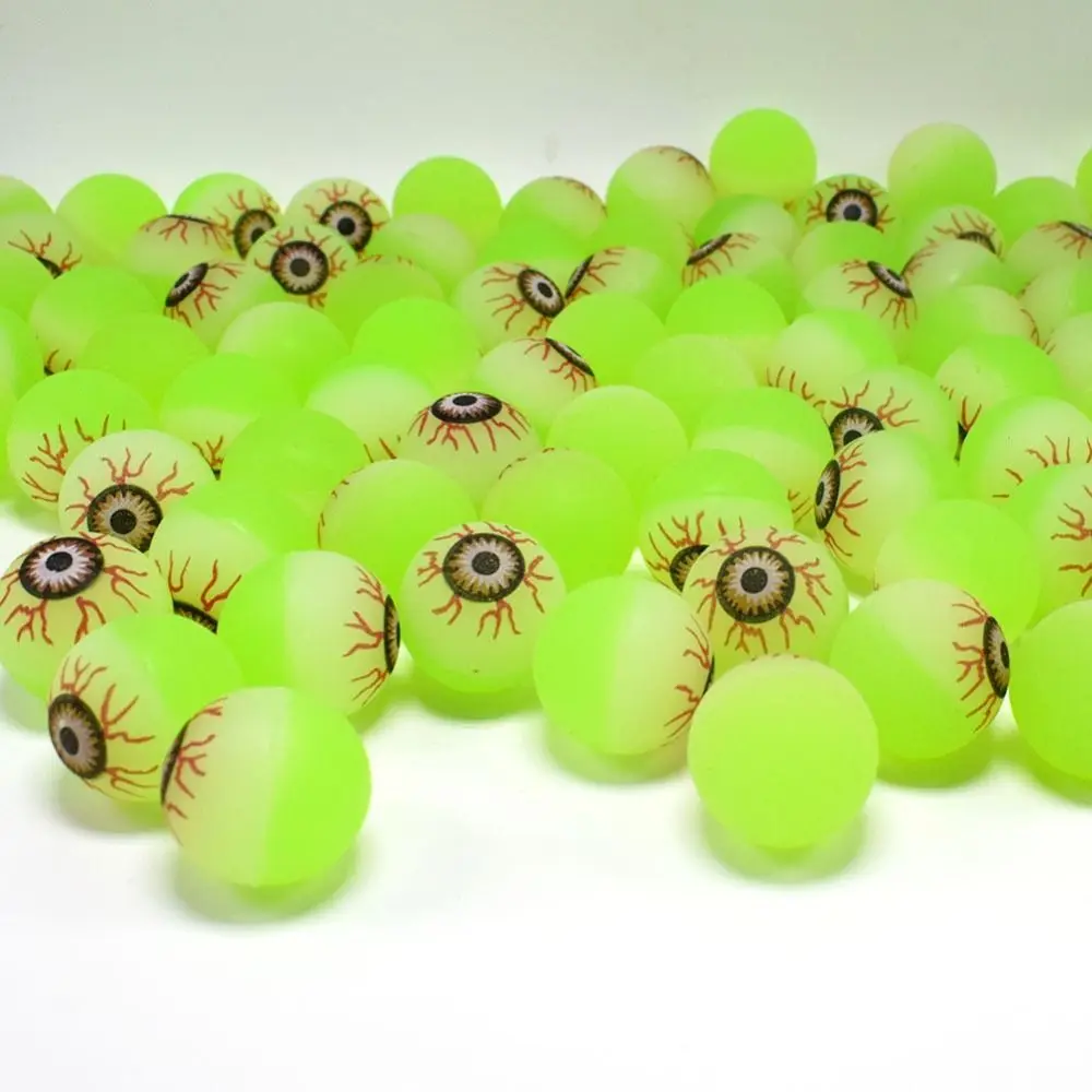 10 قطعة لعبة الحسية المطاط Luminou مقلة العين 30 مللي متر الفلورسنت نطاط الكرة مضيئة الكرة هدية فكرة #4