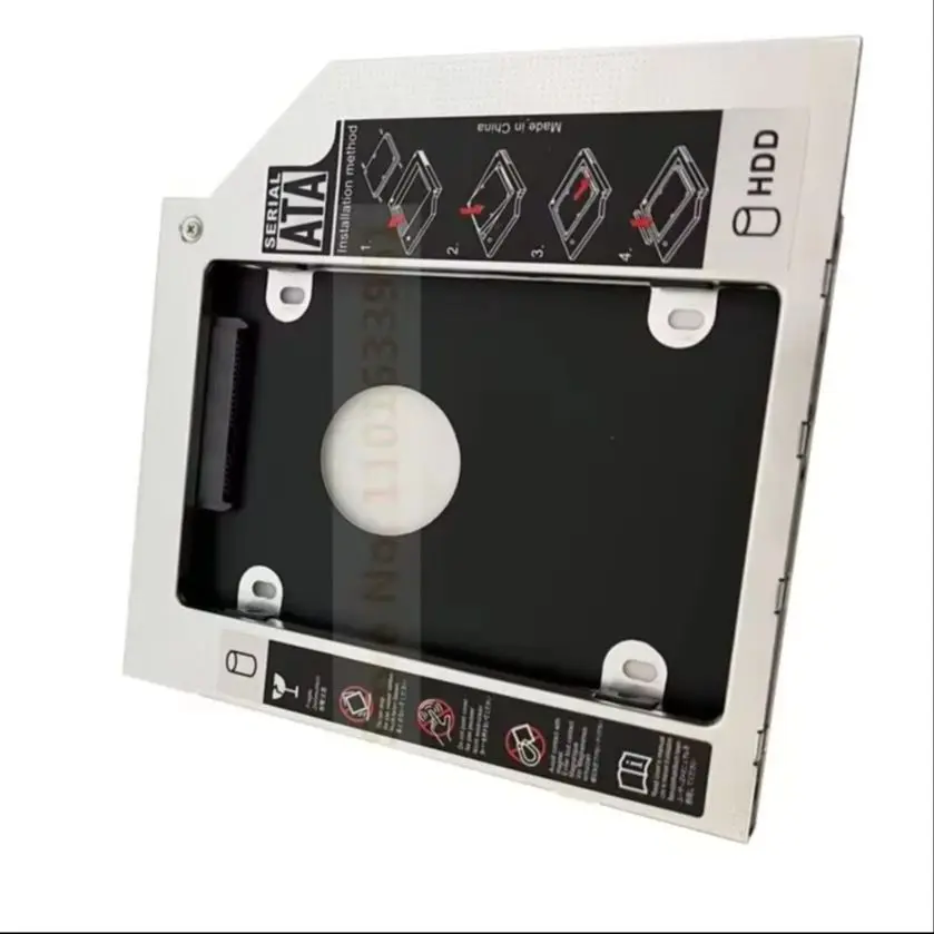 2nd Secondary 2.5 Hard Drive HDD SSD Optical bay Caddy Frame Bracket for Asus U41sv U43jc U46e U56e U47a U47vc U50a U50f U50v