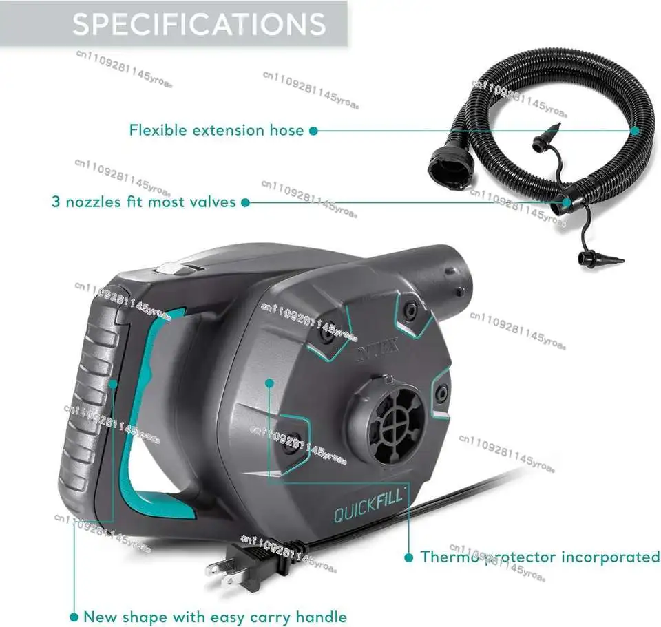 Household electric pump 220V fast inflatable pump pumping pump