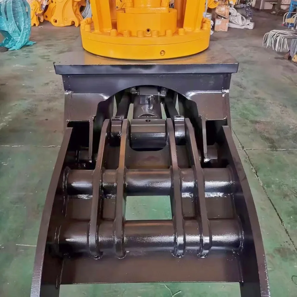 DHG-08 360 Degree Rotatable Hydraulic Grapple Excavator Accessory For 19-24 Tons Heavy Equipment