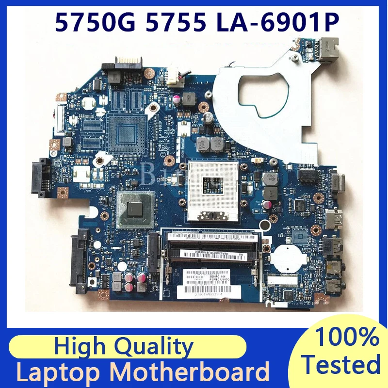 

Mainboard For Acer Aspire 5750 5750G 5755 5755G Laptop Motherboard P5WE0 LA-6901P HM65 MBR9702003 100% Fully Tested Working Well