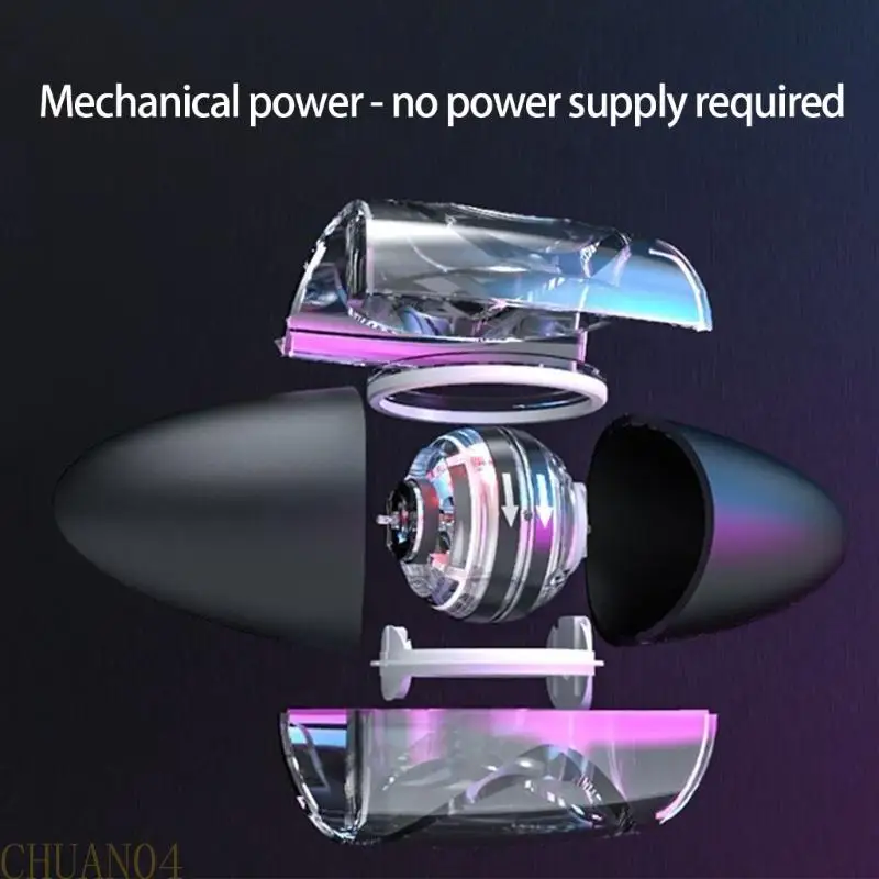 A1A2 Power Lrist Ball Hand Hand Provessener LED Wrist Power Trainer Ball Gyroball Grip Muscle Enoft #1