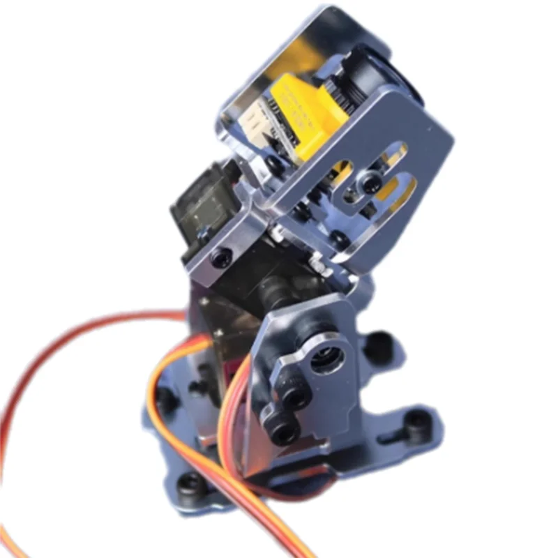 MACH-航空機モデルカメラ調整可能なアルミ合金 FPV PTZ スタンドロボットアクセサリーサーボ付き