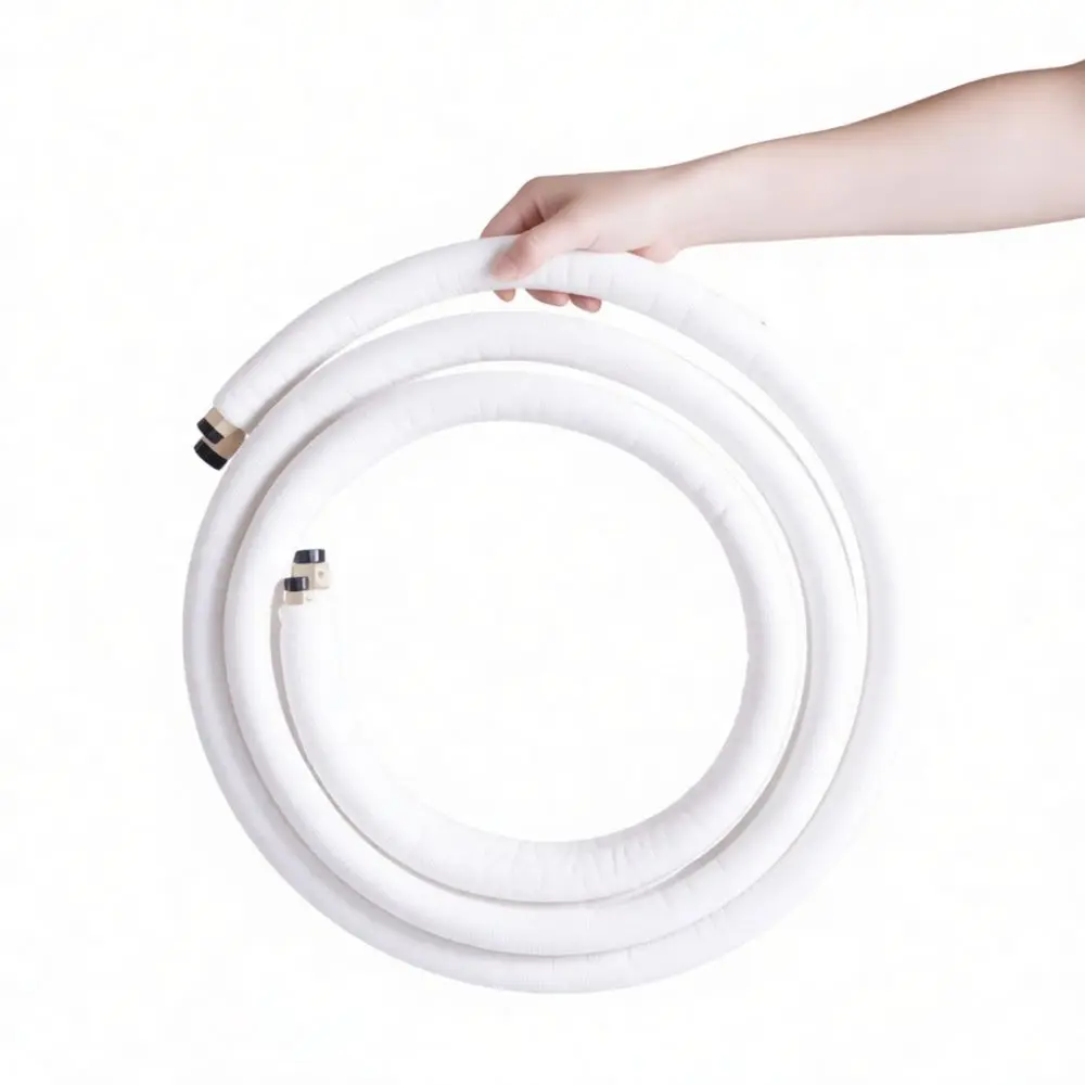 Air Conditioning Tubing Insulation Sleeve Outdoor Thermal Foam Cover Refrigeration Pipe Protection Weatherproof Wrap